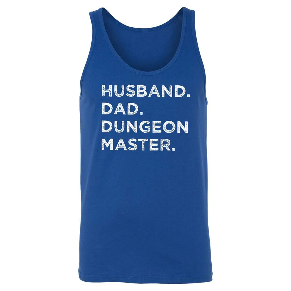 Husband Dad Dungeon Master Unisex Jersey Tank - True Royal - 13