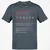 Melanin Queen Stats Classic Unisex T-Shirt - Charcoal - 3