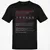 Melanin Queen Stats Classic Unisex T-Shirt - Black - 1