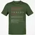 Melanin Queen Stats Classic Unisex T-Shirt - Military Green - 6