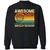 Awesome Dads Explore Dungeons Classic Unisex Sweatshirt - Black - 1