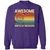 Awesome Dads Explore Dungeons Classic Unisex Sweatshirt - Purple - 6