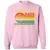 Awesome Dads Explore Dungeons Classic Unisex Sweatshirt - Light Pink - 3