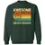 Awesome Dads Explore Dungeons Classic Unisex Sweatshirt - Forest Green - 4