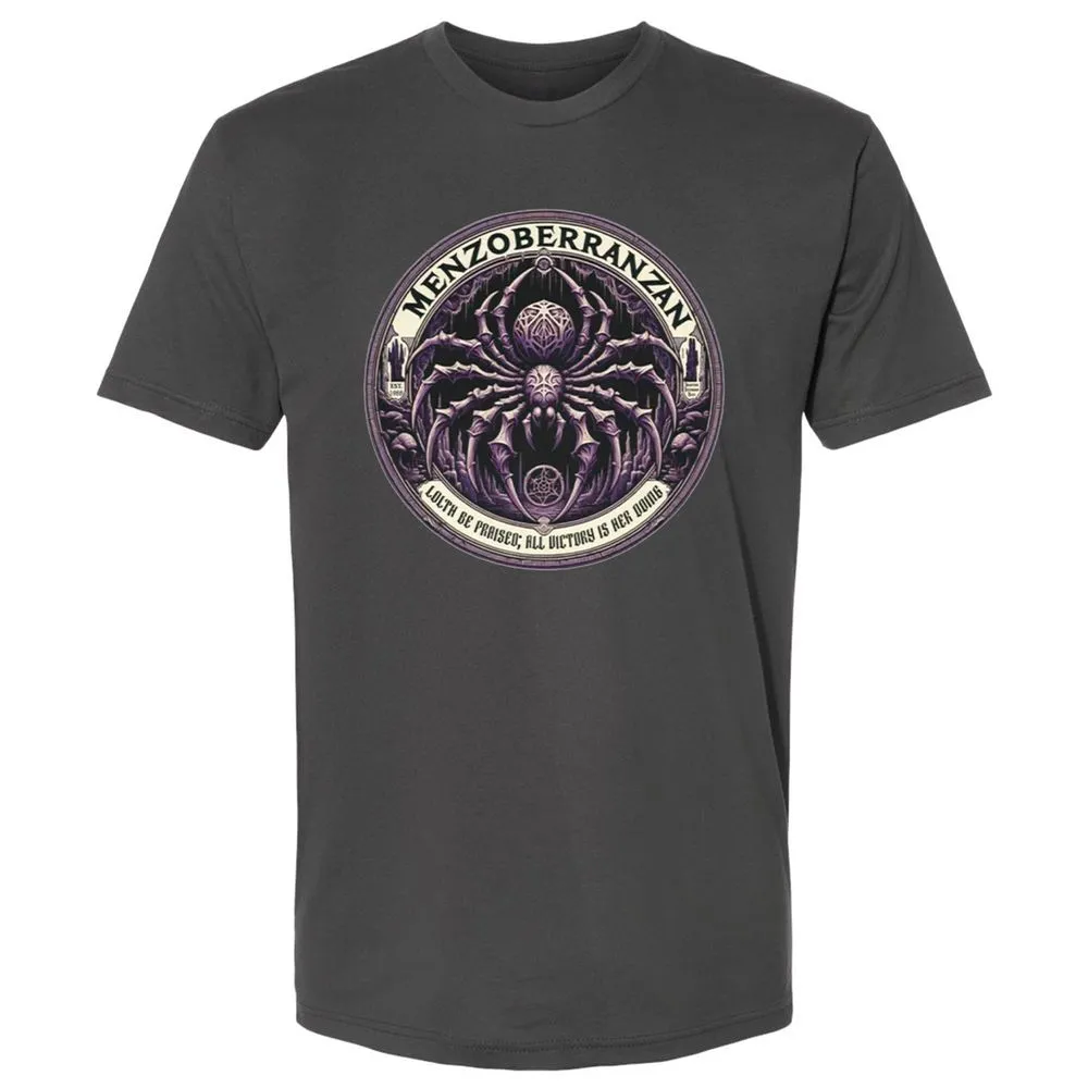Menzoberranzan Lolth Be Praised Premium Unisex T-Shirt - Heavy Metal - 8
