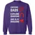 Awesome Dad Fathers Day Classic Unisex Sweatshirt - Purple - 6