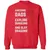 Awesome Dad Fathers Day Classic Unisex Sweatshirt - Red - 5