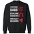 Awesome Dad Fathers Day Classic Unisex Sweatshirt - Black - 1