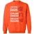 Awesome Dad Fathers Day Classic Unisex Sweatshirt - Orange - 10