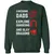 Awesome Dad Fathers Day Classic Unisex Sweatshirt - Forest Green - 4