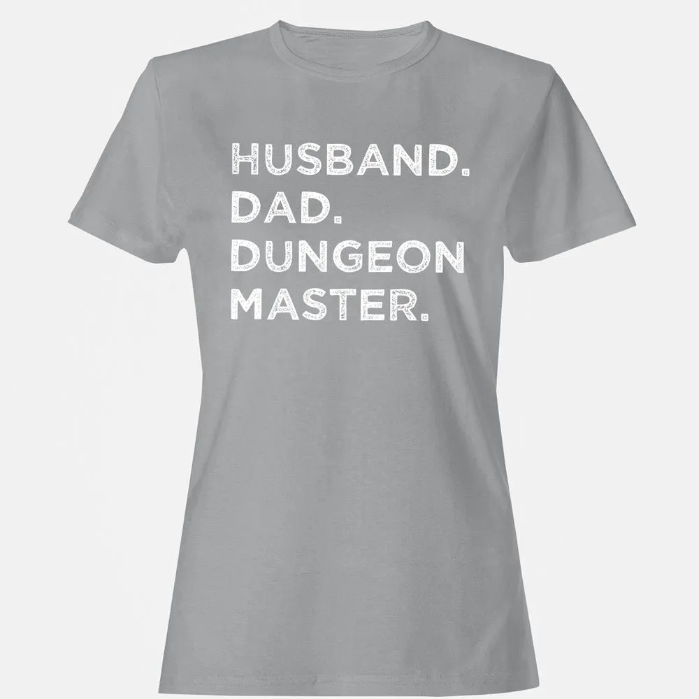 Husband Dad Dungeon Master Women's T-Shirt - Sport Grey - 15