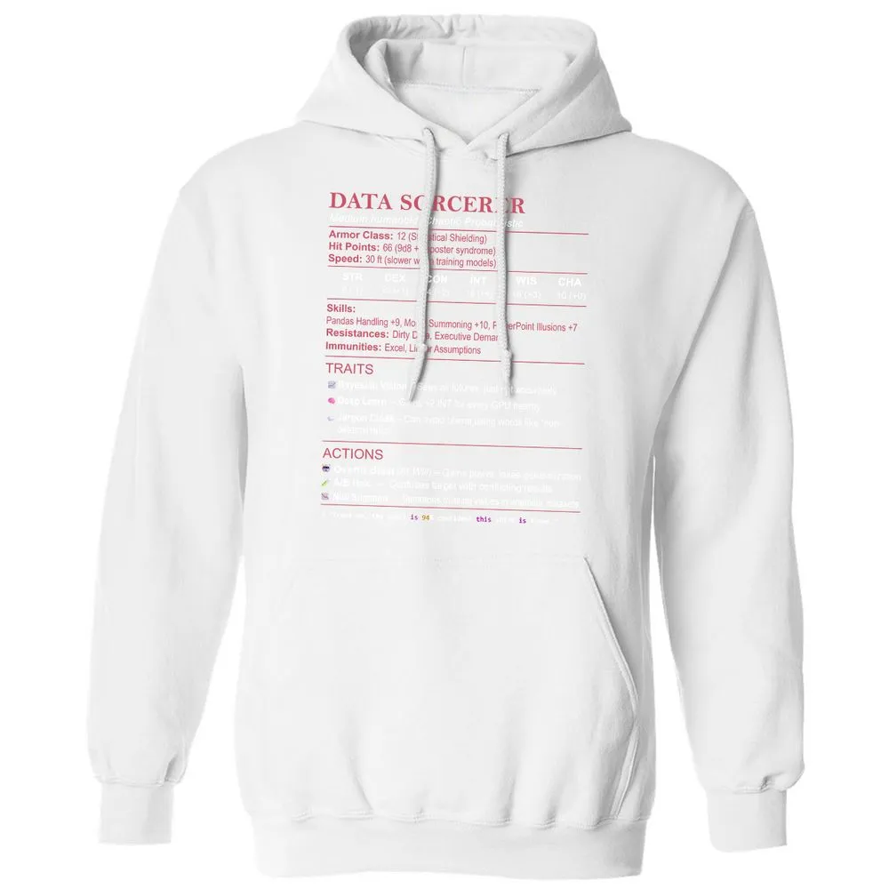 Data Scientist Stats (Data Sorcerer) - White - 11