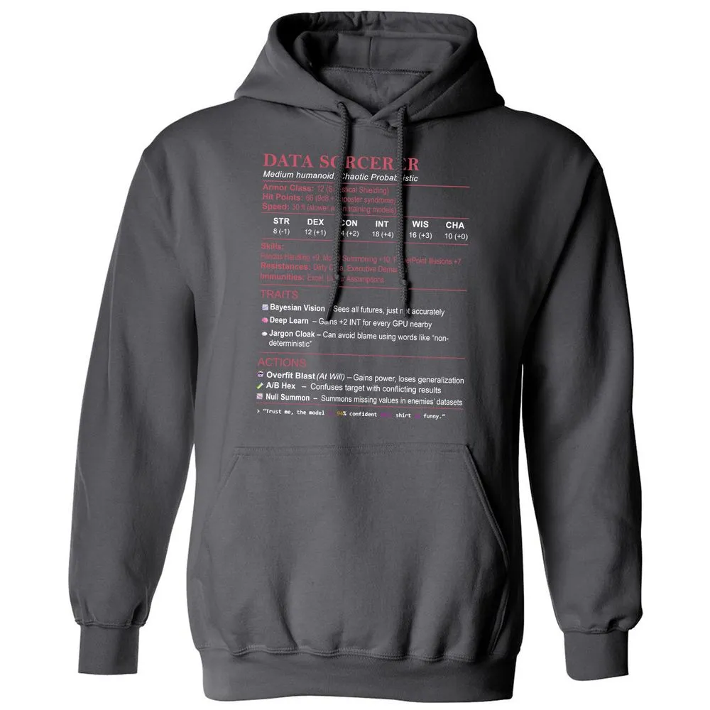Data Scientist Stats (Data Sorcerer) - Charcoal - 7