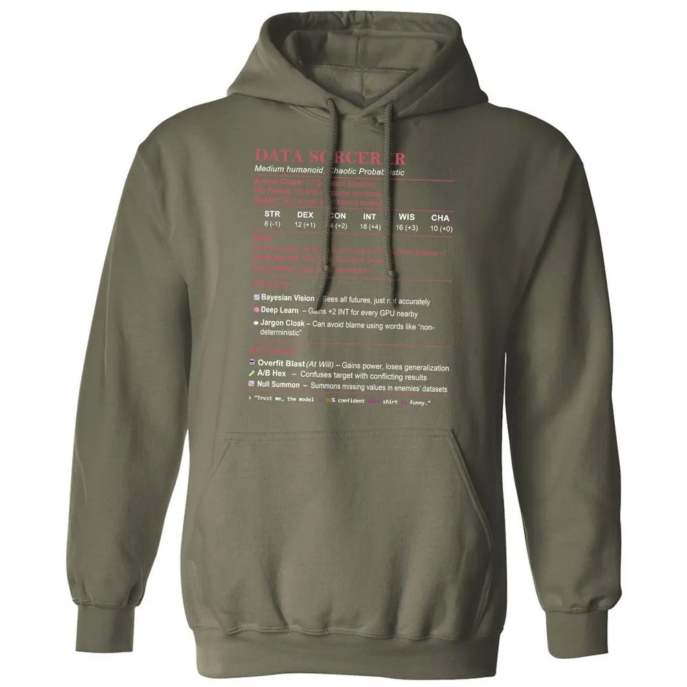 Data Scientist Stats (Data Sorcerer) - Military Green - 4