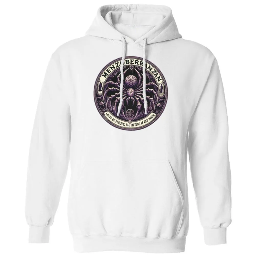 Menzoberranzan Lolth Be Praised Classic Unisex Hoodie - White - 11