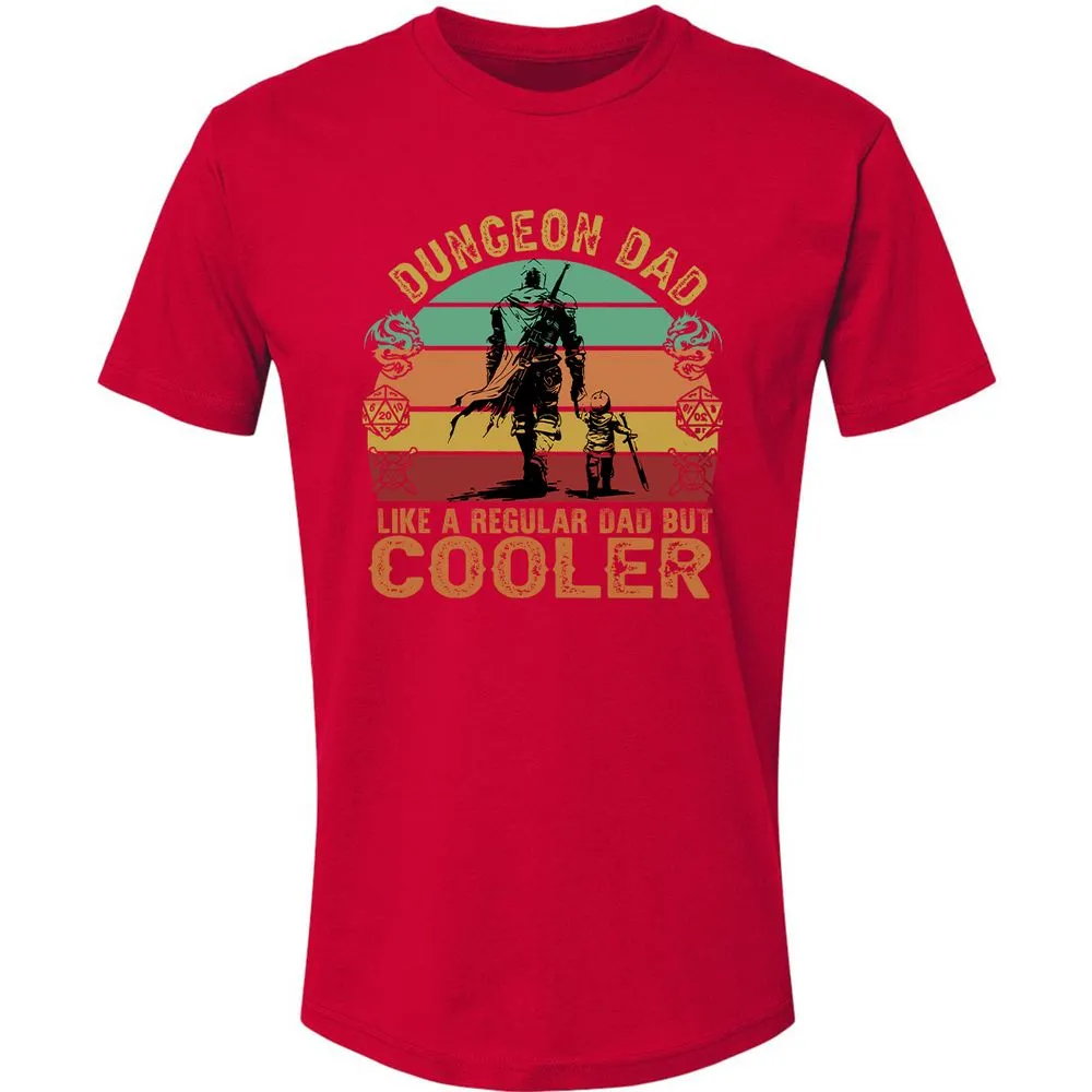 Dungeon Dad Like A Regular Dad Premium Unisex T-Shirt - Red - 6