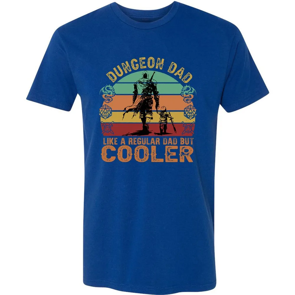 Dungeon Dad Like A Regular Dad Premium Unisex T-Shirt - Royal - 10