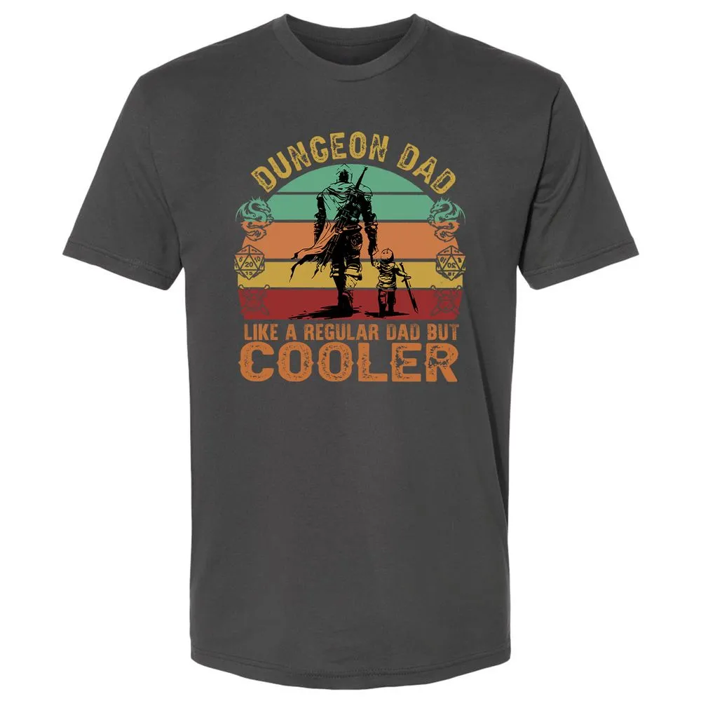 Dungeon Dad Like A Regular Dad Premium Unisex T-Shirt - Heavy Metal - 8