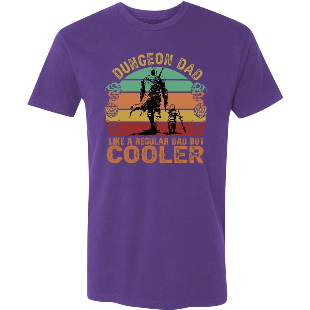 Dungeon Dad Like A Regular Dad Premium Unisex T-Shirt - Purple Rush - 7