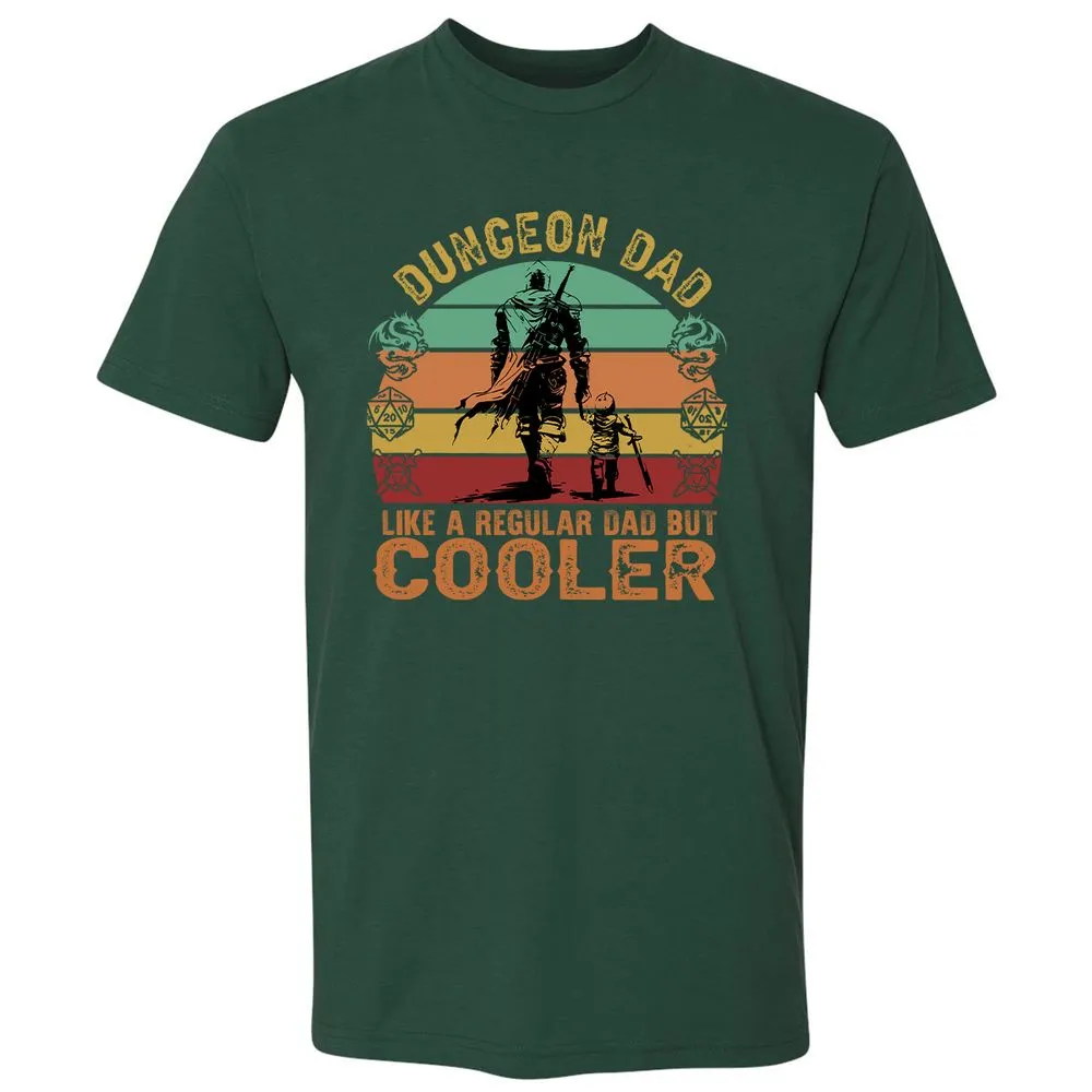 Dungeon Dad Like A Regular Dad Premium Unisex T-Shirt - Forest Green - 13