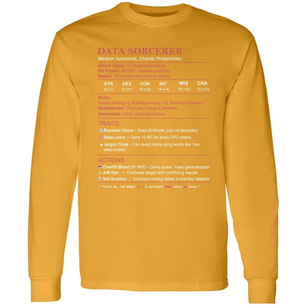 Data Scientist Stats (Data Sorcerer) - Gold - 9