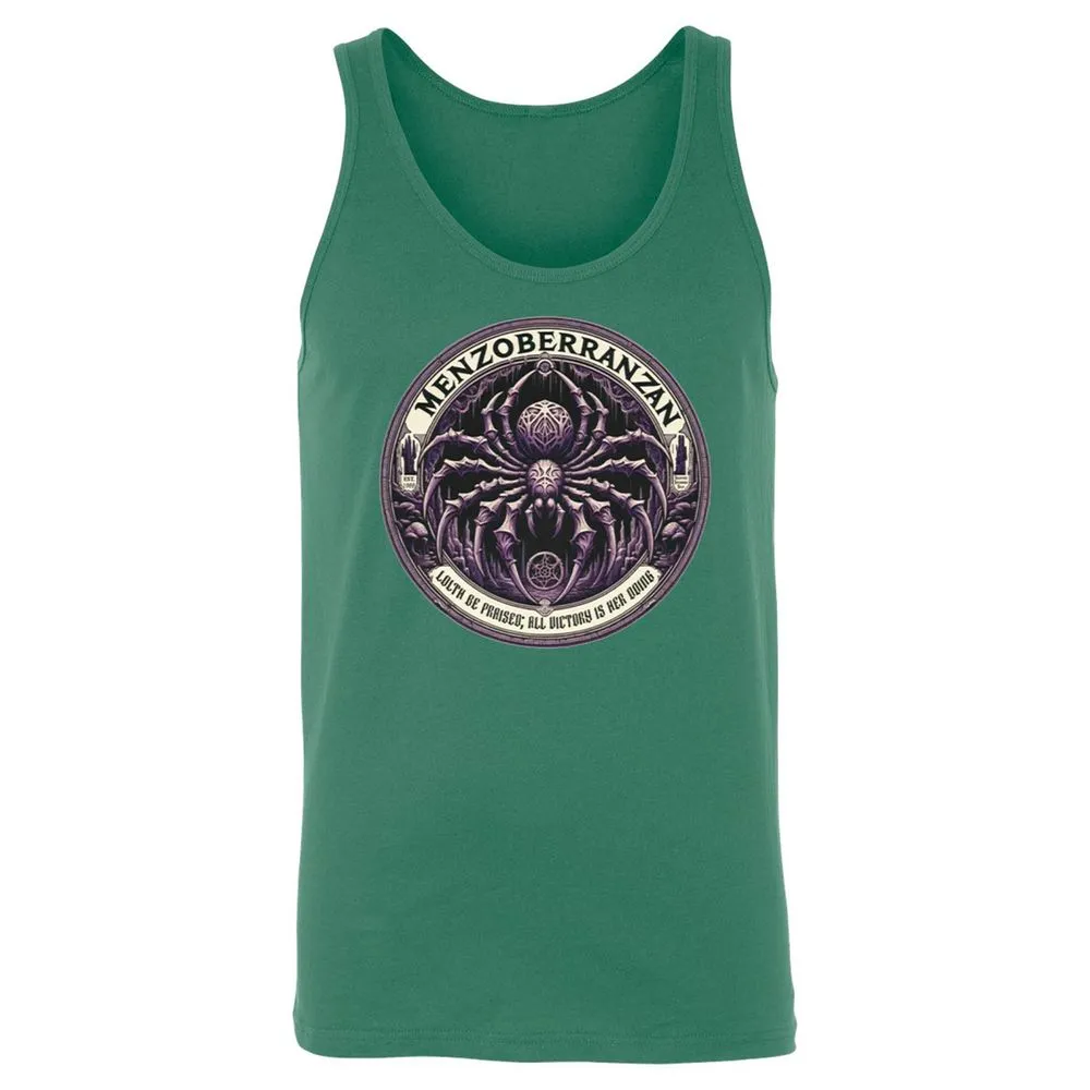 Menzoberranzan Lolth Be Praised Unisex Jersey Tank - Kelly - 9