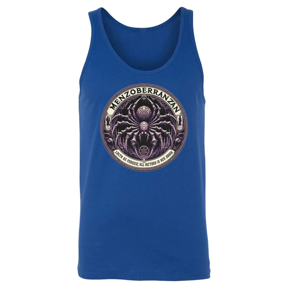 Menzoberranzan Lolth Be Praised Unisex Jersey Tank - True Royal - 13