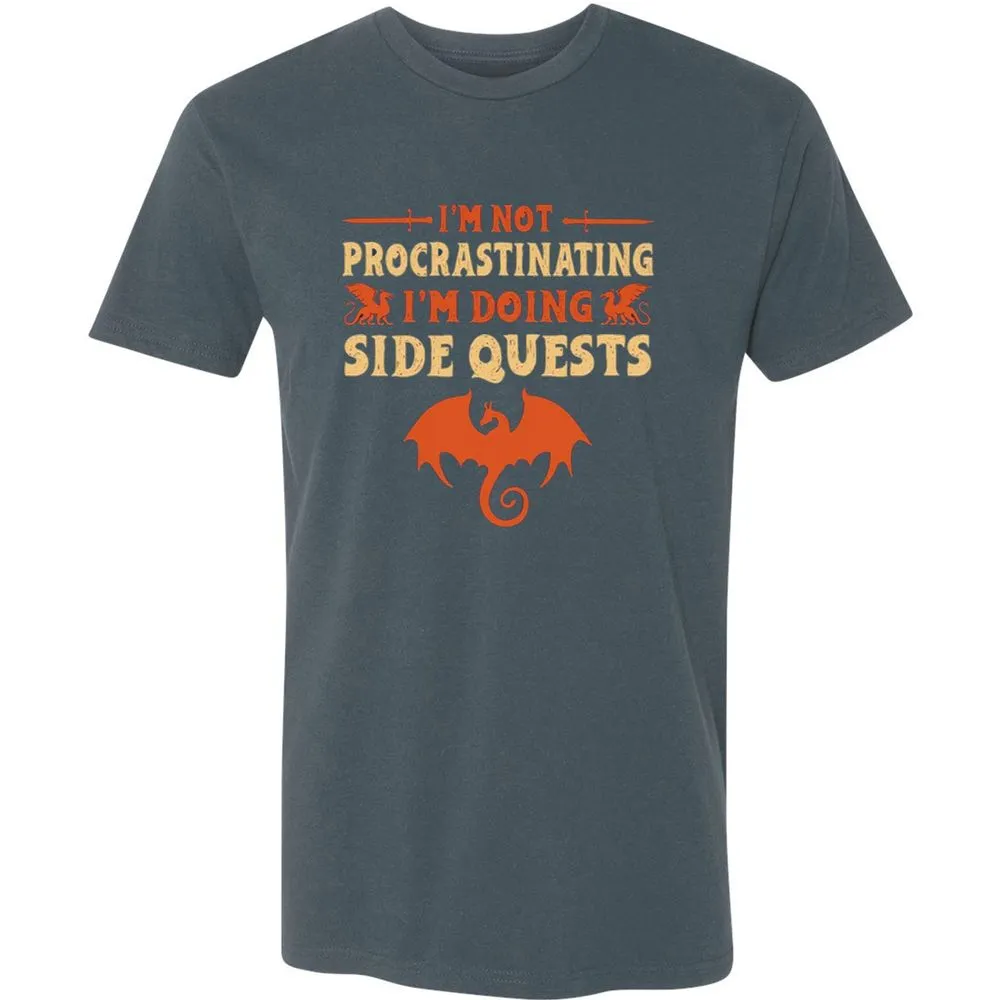I'm Doing Side Quests Premium Unisex T-Shirt - Indigo - 15