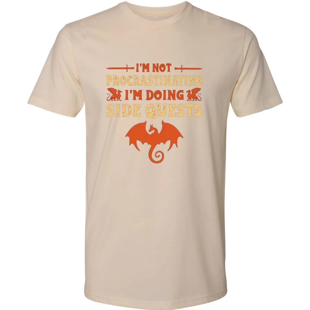 I'm Doing Side Quests Premium Unisex T-Shirt - Cream - 14