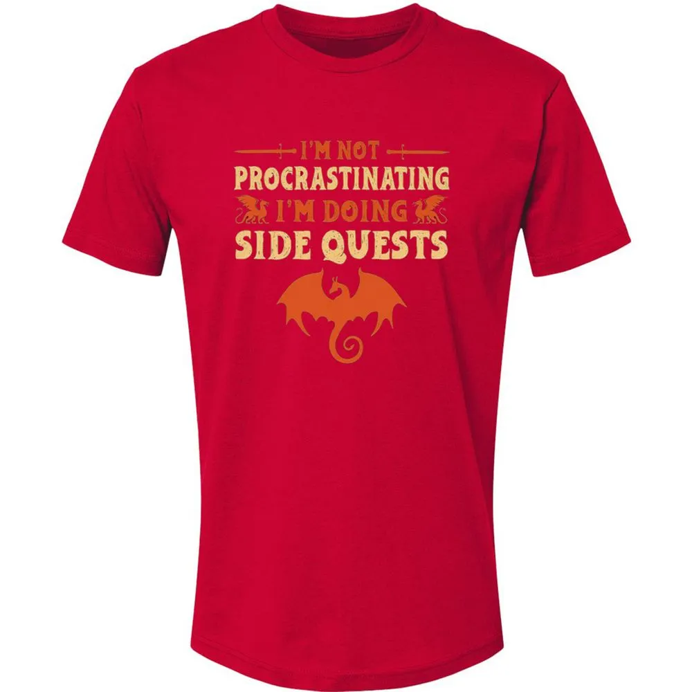I'm Doing Side Quests Premium Unisex T-Shirt - Red - 6