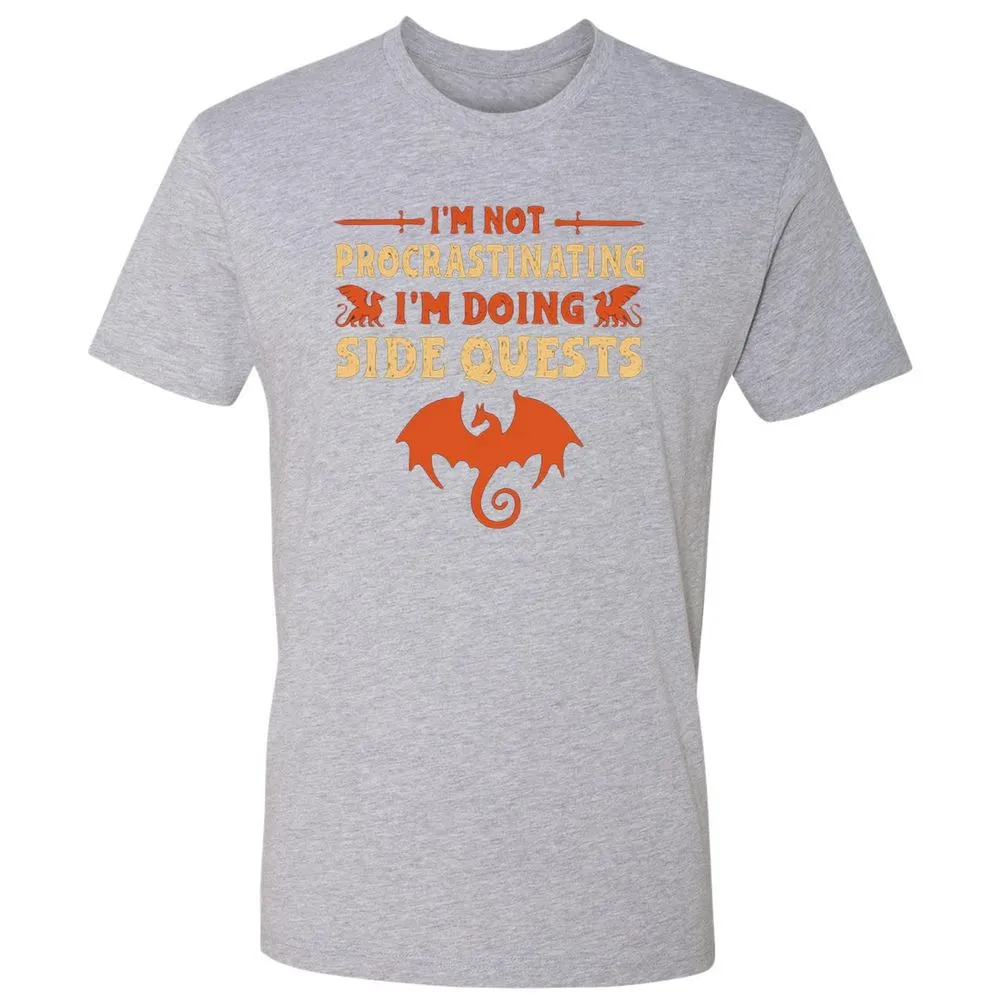 I'm Doing Side Quests Premium Unisex T-Shirt - Heather Grey - 9