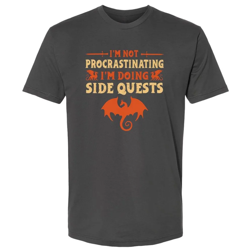 I'm Doing Side Quests Premium Unisex T-Shirt - Heavy Metal - 8