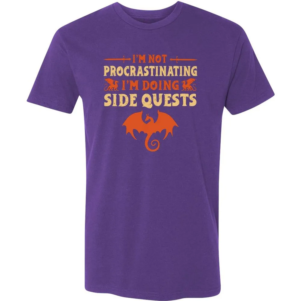 I'm Doing Side Quests Premium Unisex T-Shirt - Purple Rush - 7