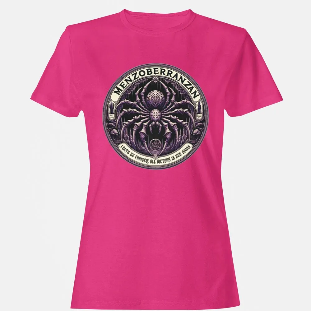 Menzoberranzan Lolth Be Praised Women's T-Shirt - Heliconia - 6