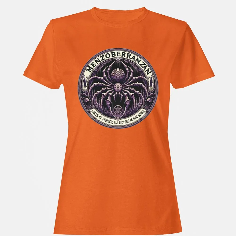 Menzoberranzan Lolth Be Praised Women's T-Shirt - Orange - 11