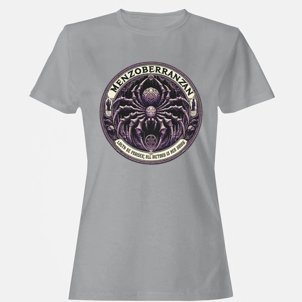 Menzoberranzan Lolth Be Praised Women's T-Shirt - Sport Grey - 15
