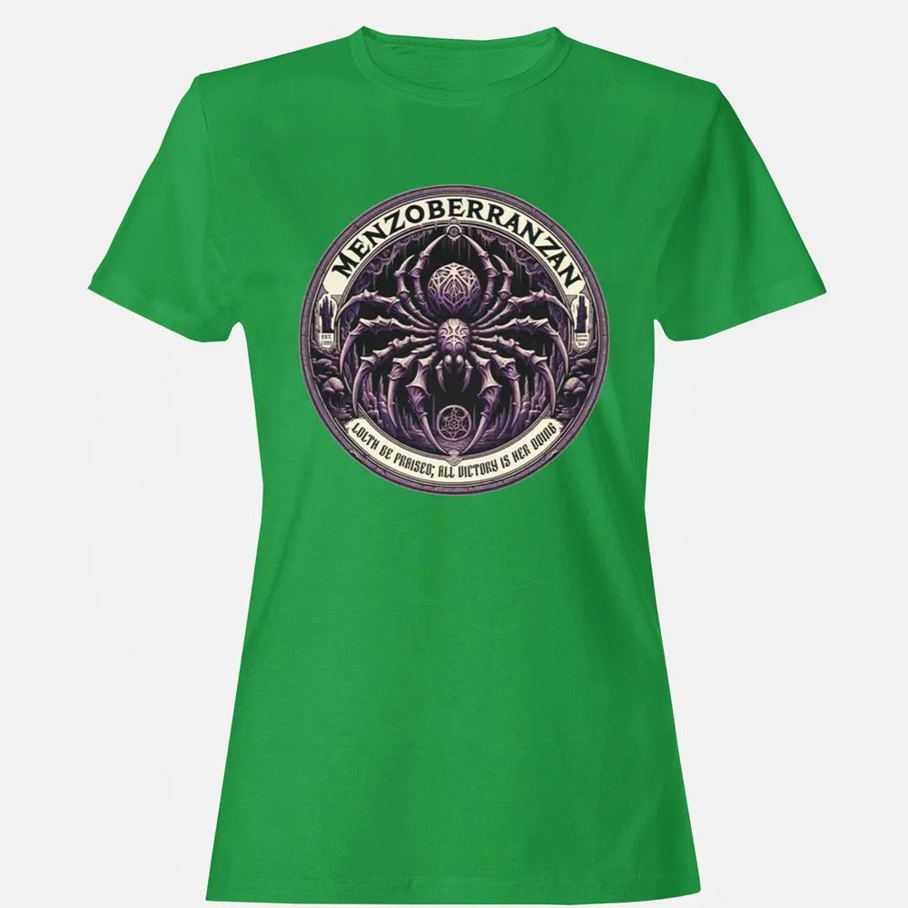 Menzoberranzan Lolth Be Praised Women's T-Shirt - Irish Green - 7