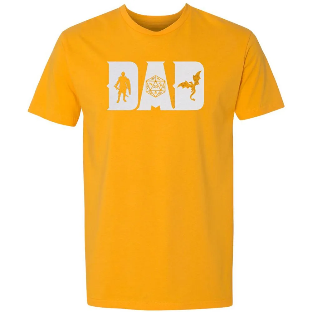 Dad Fathers Day Premium Unisex T-Shirt - Gold - 12