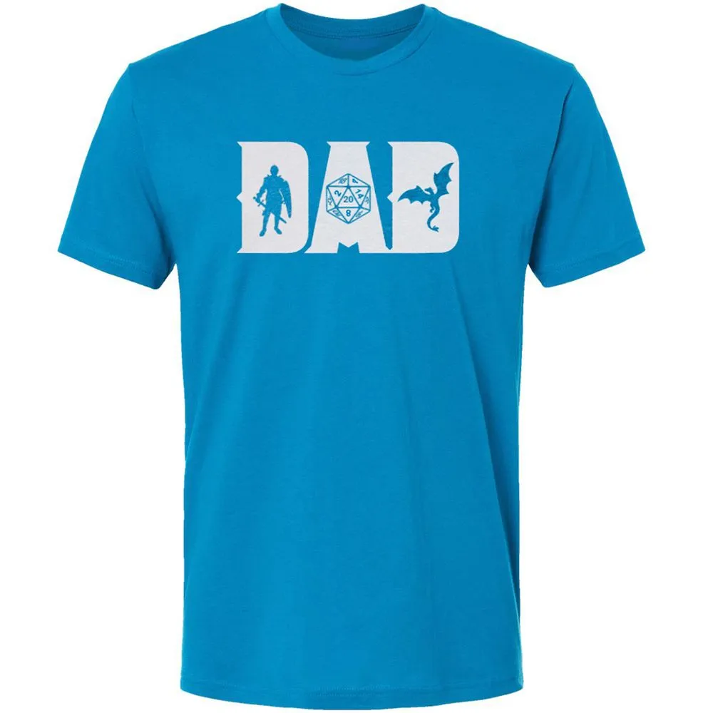 Dad Fathers Day Premium Unisex T-Shirt - Turquoise - 16