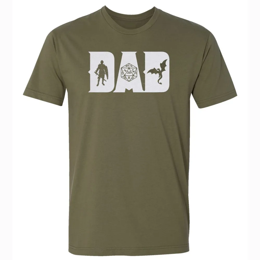 Dad Fathers Day Premium Unisex T-Shirt - Military Green - 5