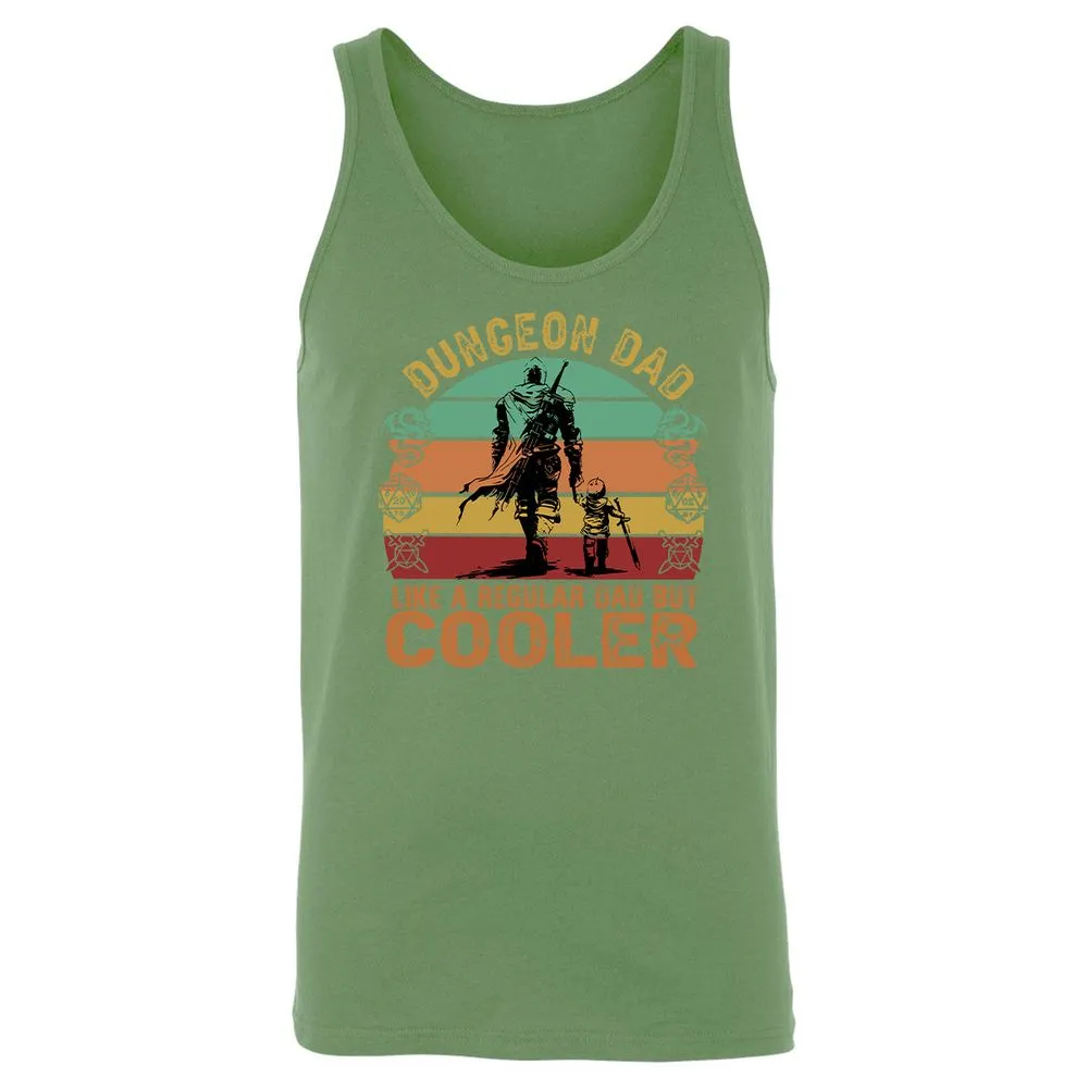 Dungeon Dad Like A Regular Dad Unisex Jersey Tank - Leaf - 10