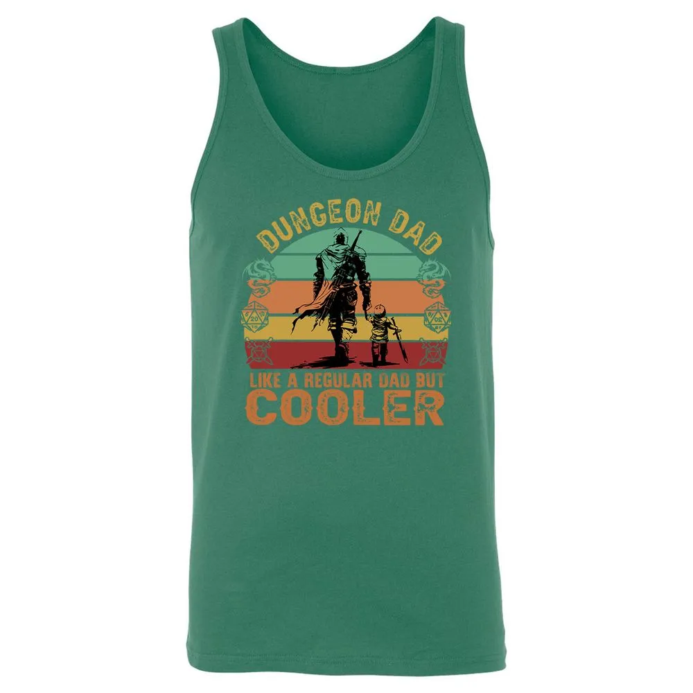Dungeon Dad Like A Regular Dad Unisex Jersey Tank - Kelly - 9