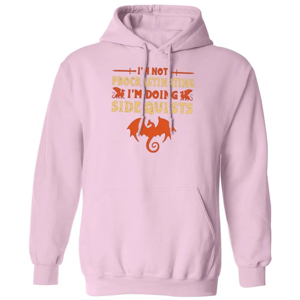 I'm Doing Side Quests Classic Unisex Hoodie - Light Pink - 3