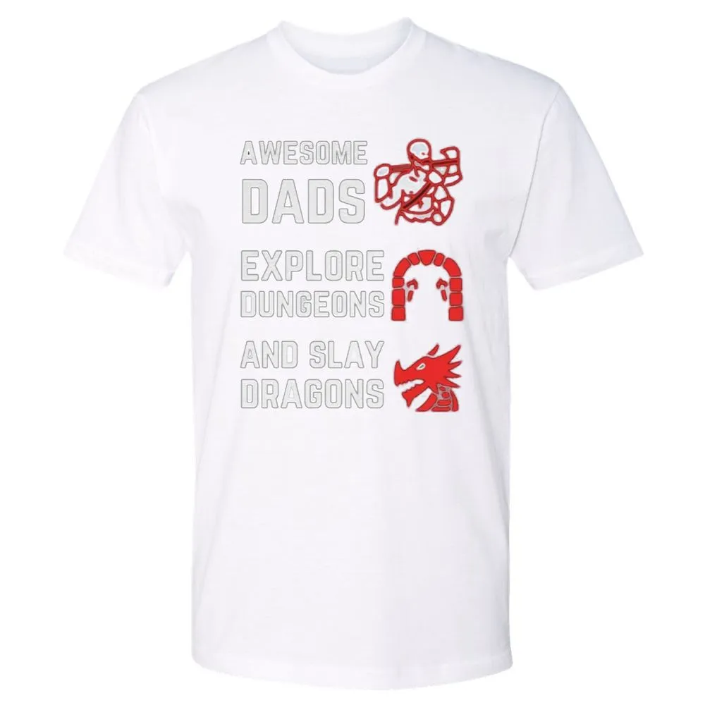 Awesome Dad Fathers Day Premium Unisex T-Shirt - White - 4