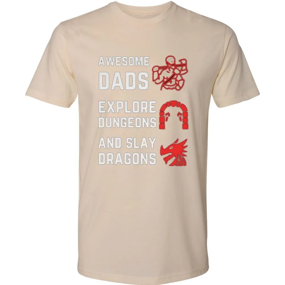 Awesome Dad Fathers Day Premium Unisex T-Shirt - Cream - 14