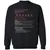 Accountant Stats Classic Unisex Sweatshirt - Black - 1
