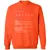 Accountant Stats Classic Unisex Sweatshirt - Orange - 10
