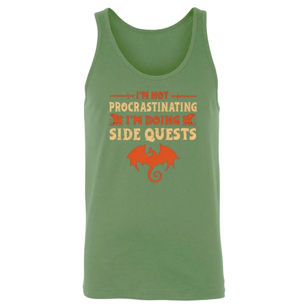I'm Doing Side Quests Unisex Jersey Tank - Leaf - 10