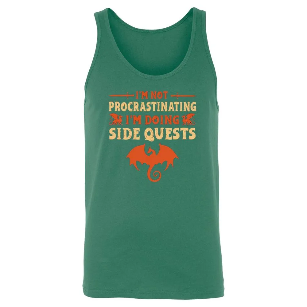 I'm Doing Side Quests Unisex Jersey Tank - Kelly - 9