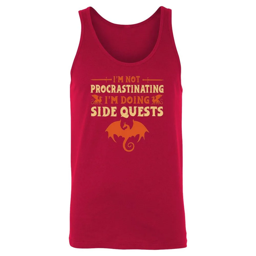 I'm Doing Side Quests Unisex Jersey Tank - Red - 11
